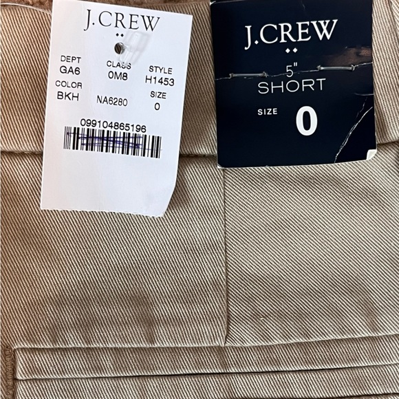 J. Crew Classic Women's Chino Tan Shorts - NWT - Picture 5 of 6